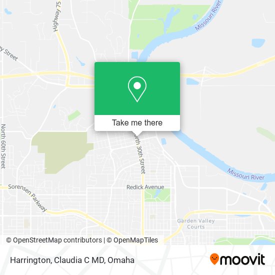 Harrington, Claudia C MD map