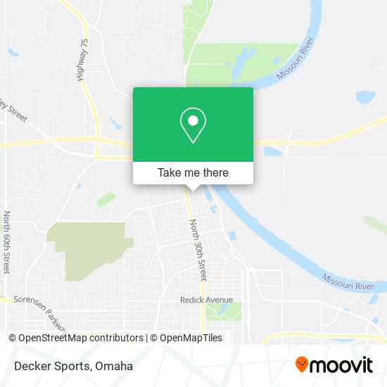 Decker Sports map