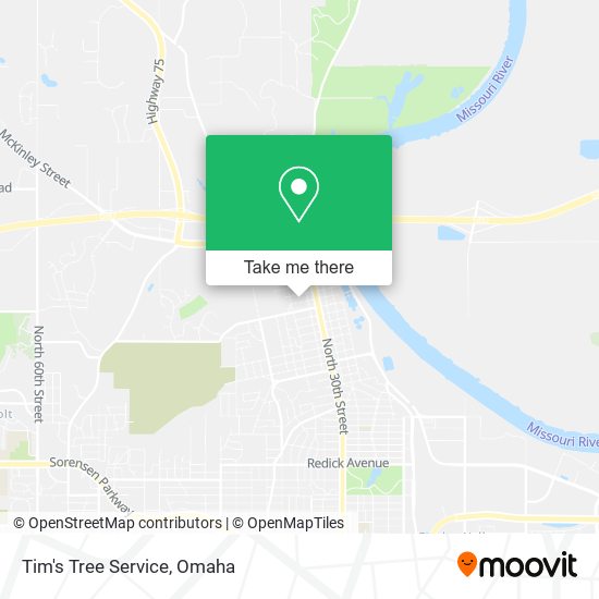 Mapa de Tim's Tree Service