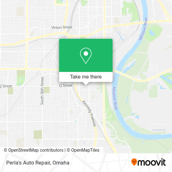 Perla's Auto Repair map