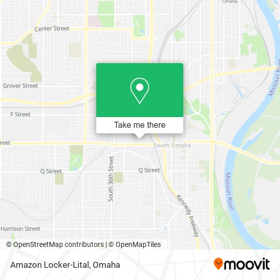 Amazon Locker-Lital map