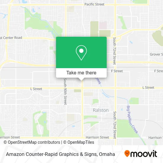 Amazon Counter-Rapid Graphics & Signs map