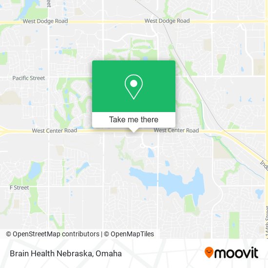 Mapa de Brain Health Nebraska