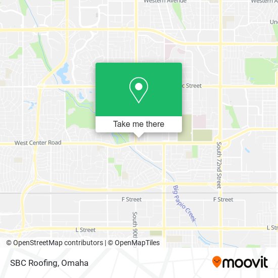 SBC Roofing map
