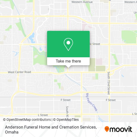 Anderson Funeral Home and Cremation Services map