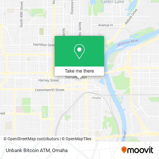 Unbank Bitcoin ATM map