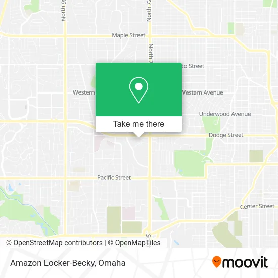 Amazon Locker-Becky map