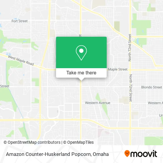 Mapa de Amazon Counter-Huskerland Popcorn