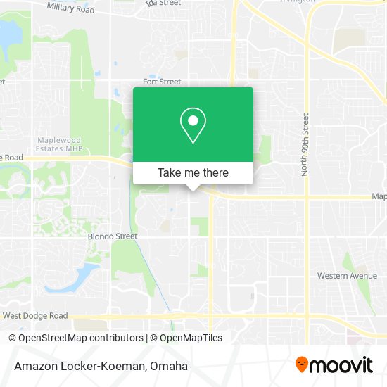 Amazon Locker-Koeman map
