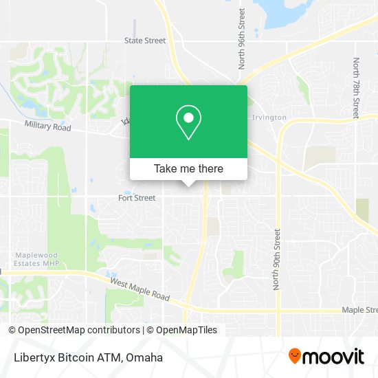 Mapa de Libertyx Bitcoin ATM