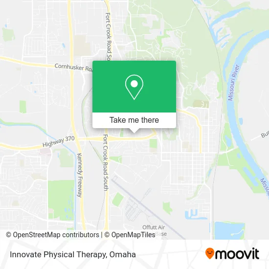 Innovate Physical Therapy map