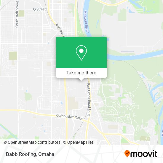 Babb Roofing map