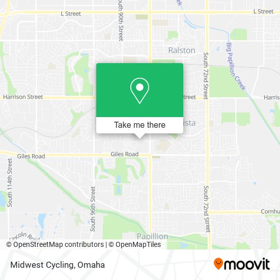 Midwest Cycling map