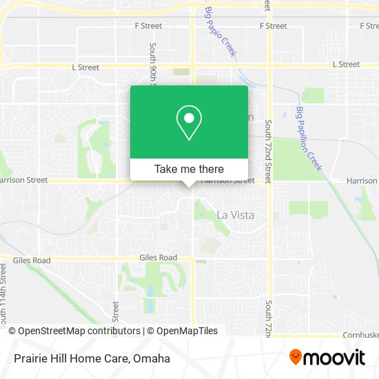 Prairie Hill Home Care map