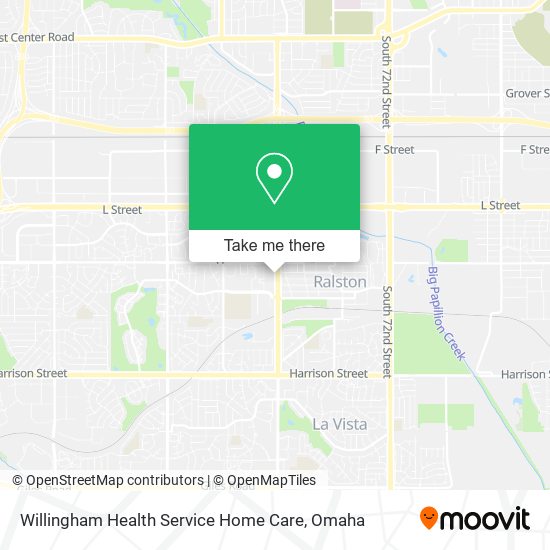 Willingham Health Service Home Care map