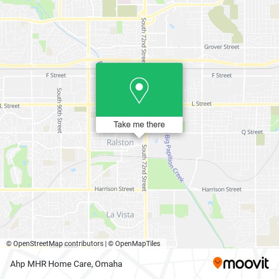 Ahp MHR Home Care map