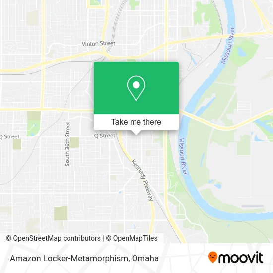 Amazon Locker-Metamorphism map