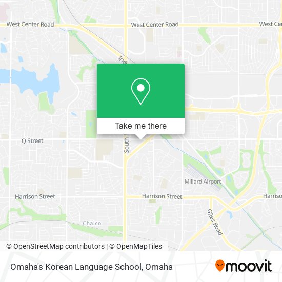 Omaha's Korean Language School map