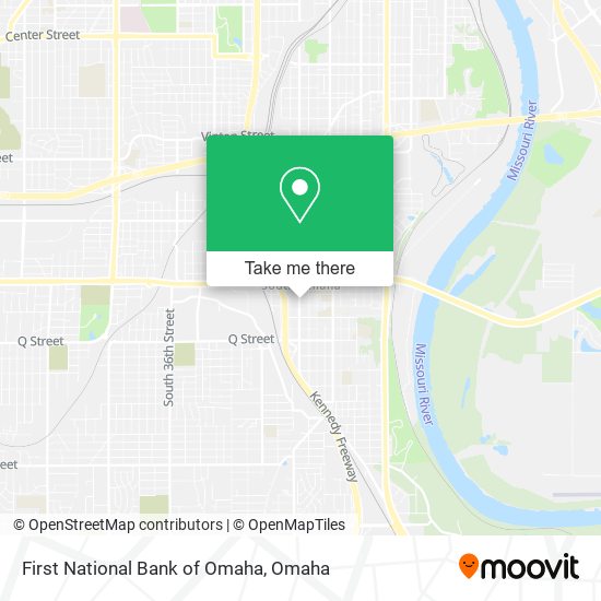 Mapa de First National Bank of Omaha