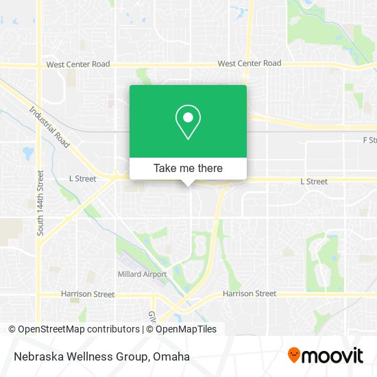 Mapa de Nebraska Wellness Group