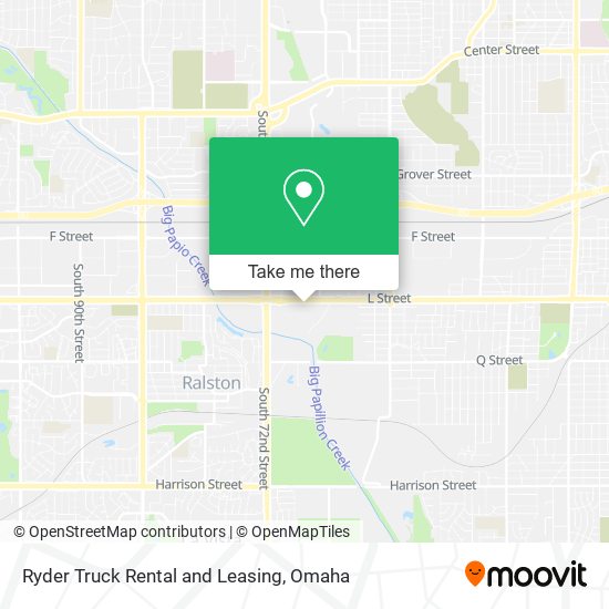 Ryder Truck Rental and Leasing map