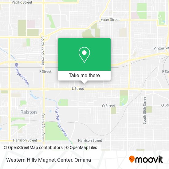 Western Hills Magnet Center map