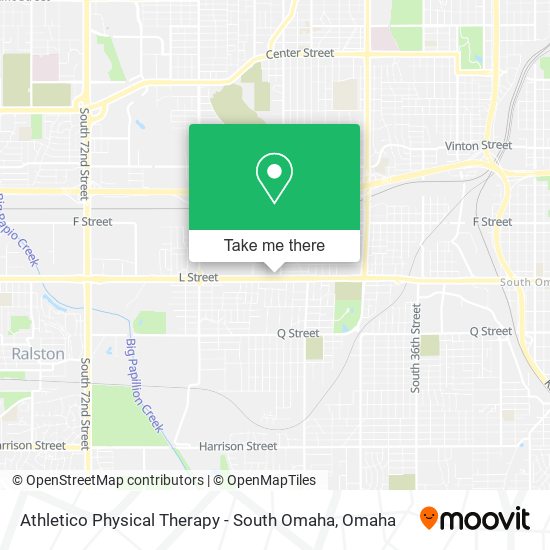 Athletico Physical Therapy - South Omaha map