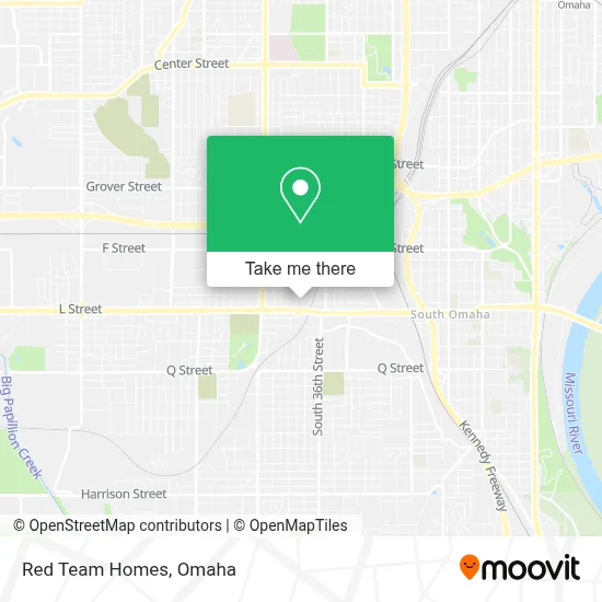 Red Team Homes map