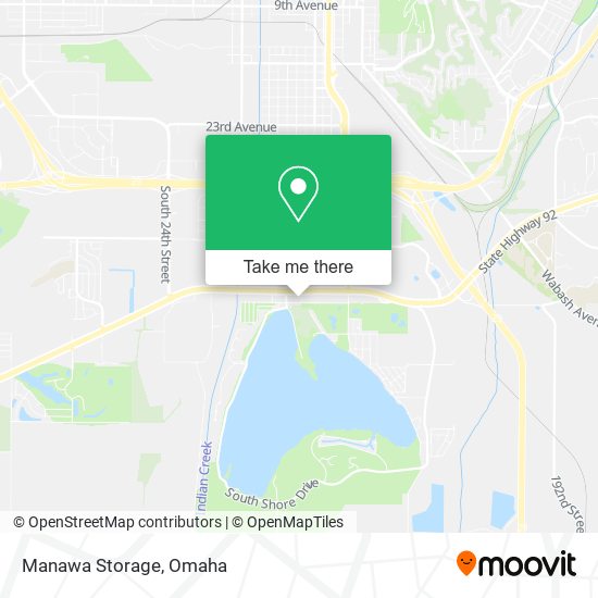 Manawa Storage map