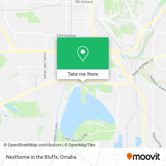 Nexthome in the Bluffs map