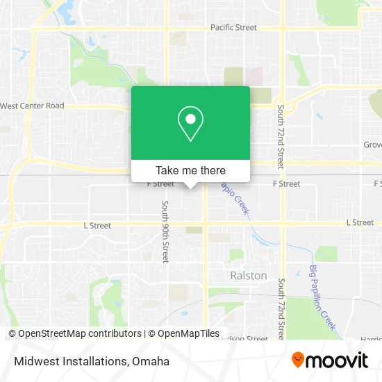 Midwest Installations map