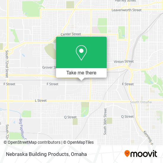 Mapa de Nebraska Building Products