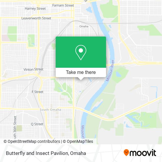 Butterfly and Insect Pavilion map