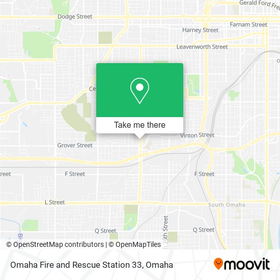Mapa de Omaha Fire and Rescue Station 33