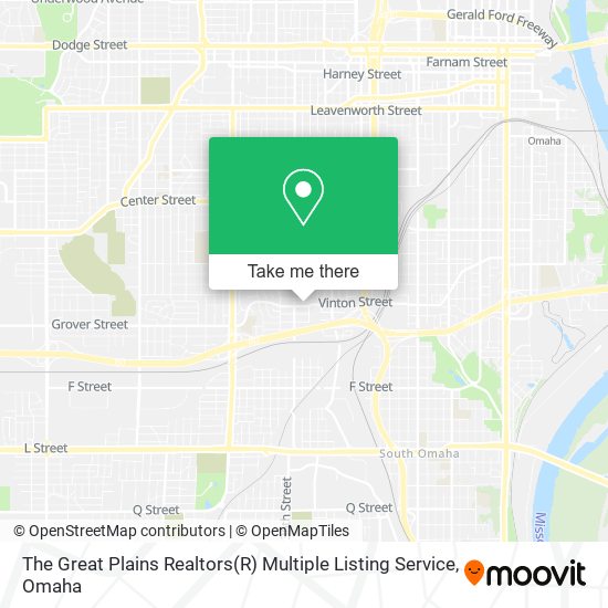 Mapa de The Great Plains Realtors(R) Multiple Listing Service