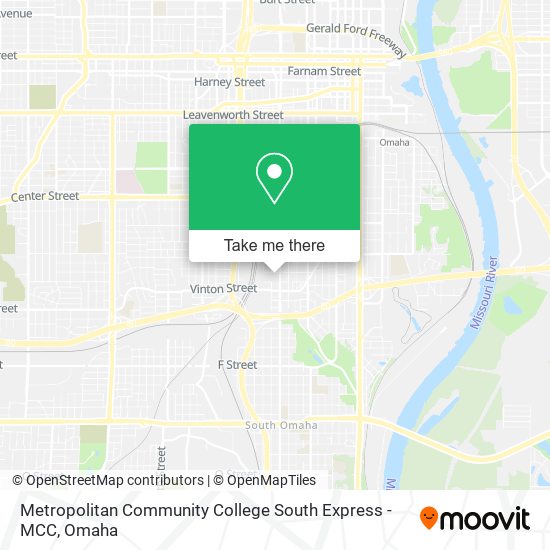 Metropolitan Community College South Express - MCC map