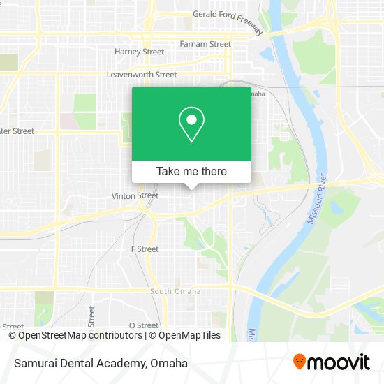 Mapa de Samurai Dental Academy