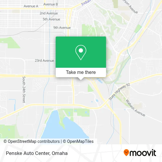 Penske Auto Center map