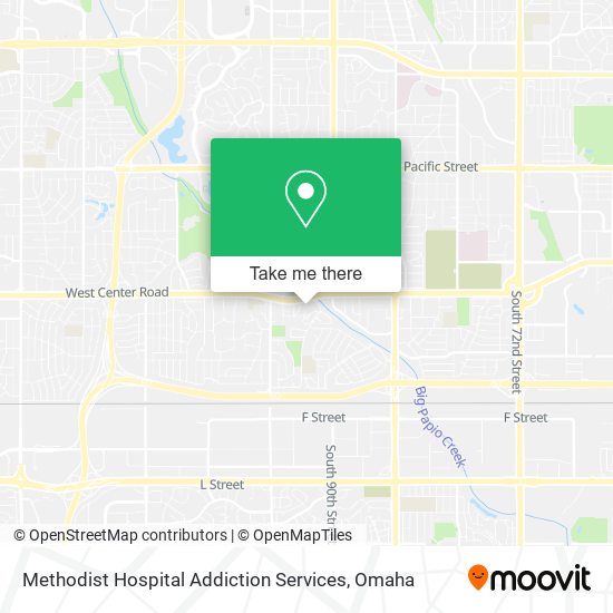 Methodist Hospital Addiction Services map