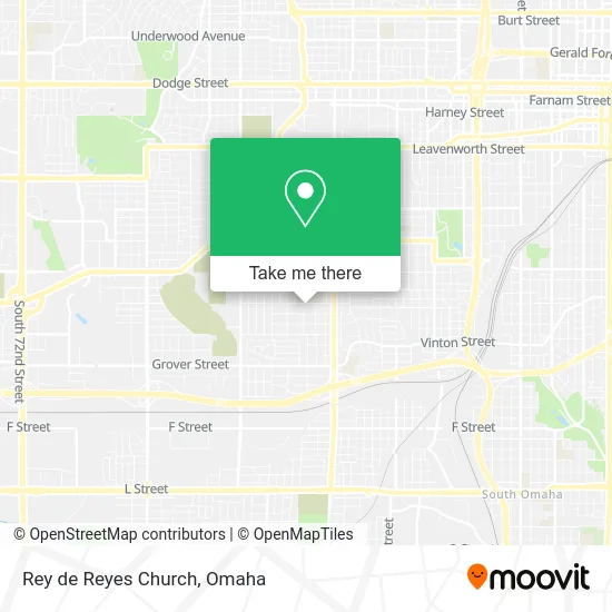 Rey de Reyes Church map