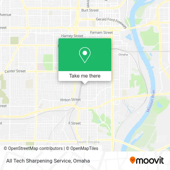 All Tech Sharpening Service map