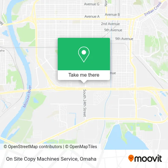 On Site Copy Machines Service map
