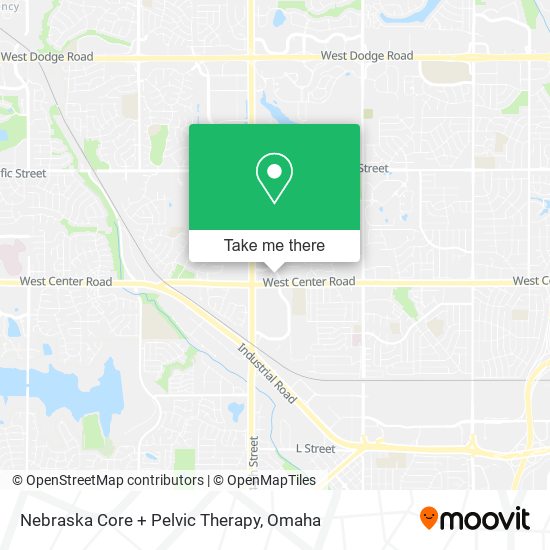 Nebraska Core + Pelvic Therapy map