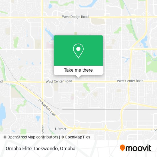 Omaha Elite Taekwondo map