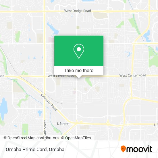 Omaha Prime Card map