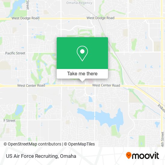 US Air Force Recruiting map