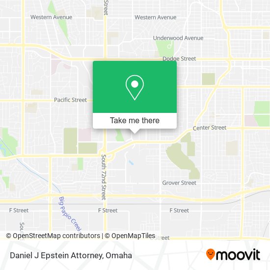 Mapa de Daniel J Epstein Attorney