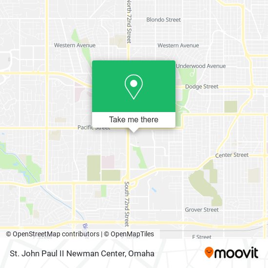 St. John Paul II Newman Center map