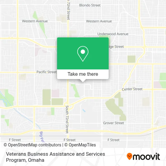 Veterans Business Assistance and Services Program map