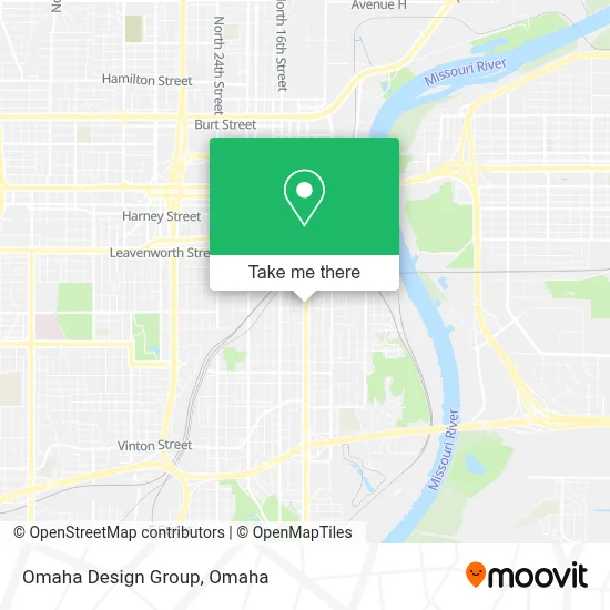 Omaha Design Group map